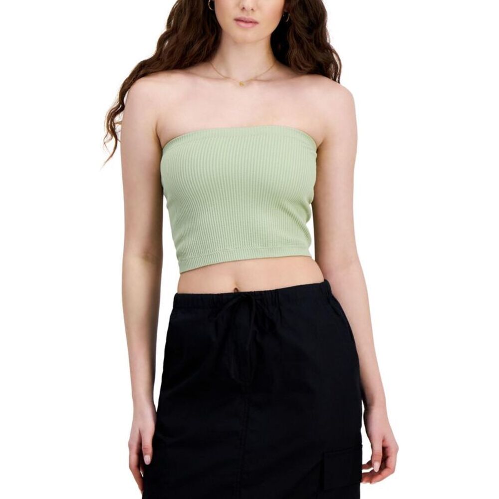 Hippie Rose Womens Seamless Cropped Tube Top, , Juniors, XL, DM